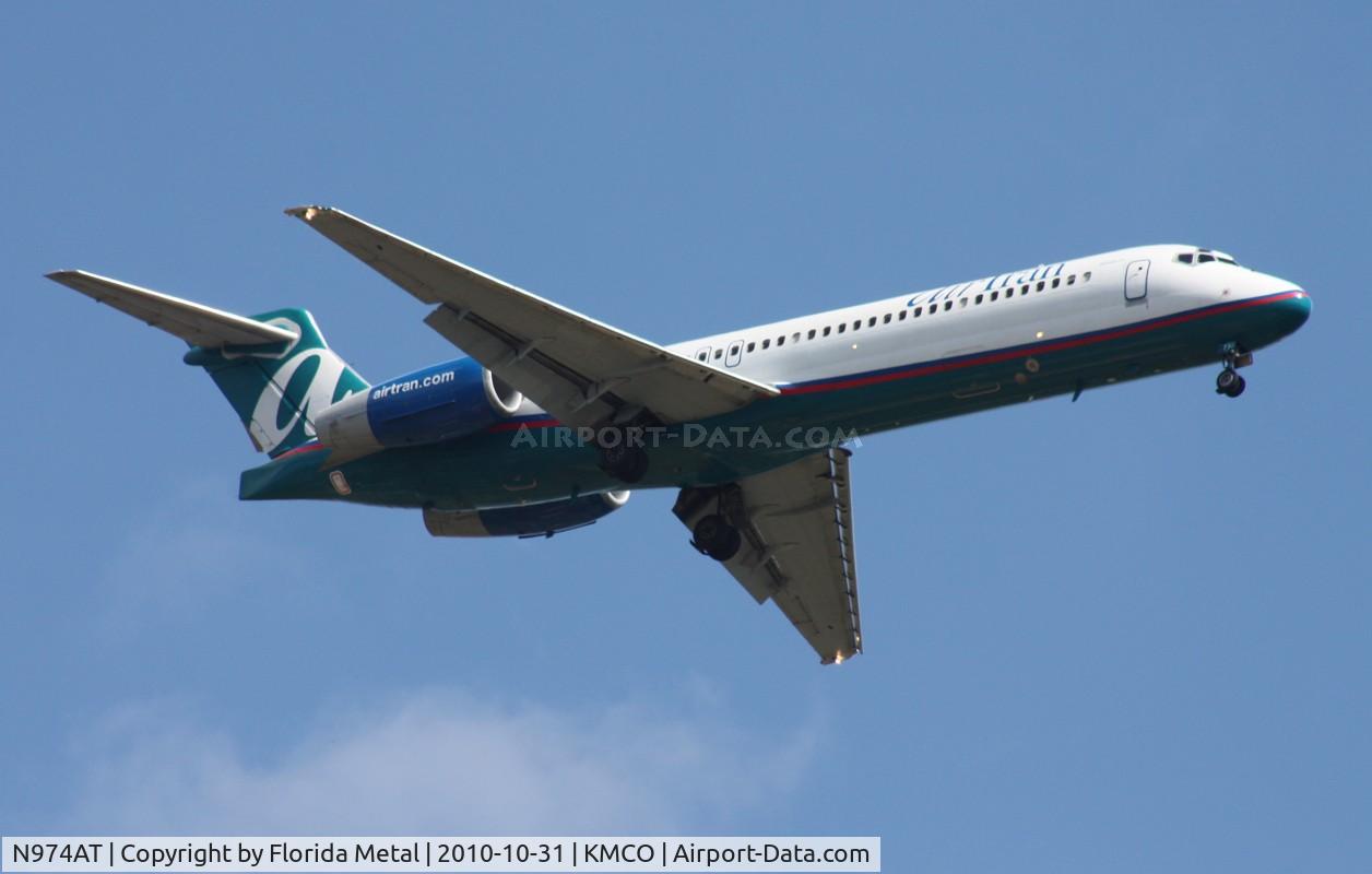 N974AT, 2002 Boeing 717-200 C/N 55034, MCO spotting 2010