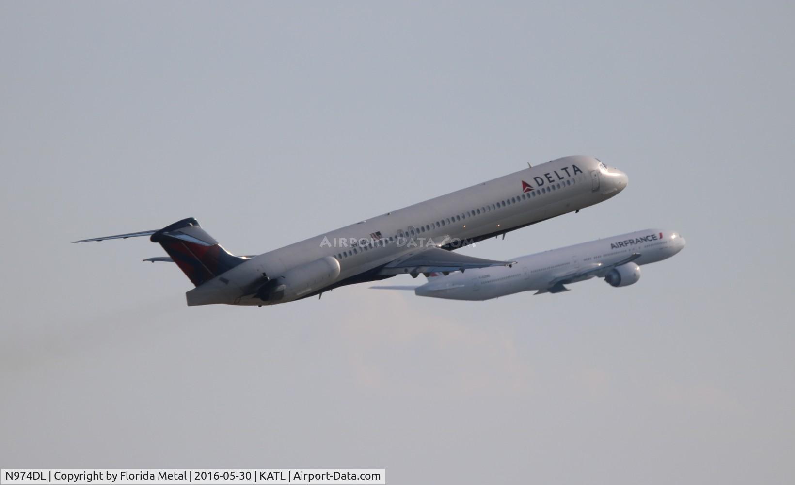 N974DL, 1991 McDonnell Douglas MD-88 C/N 53242, ATL spotting 2016