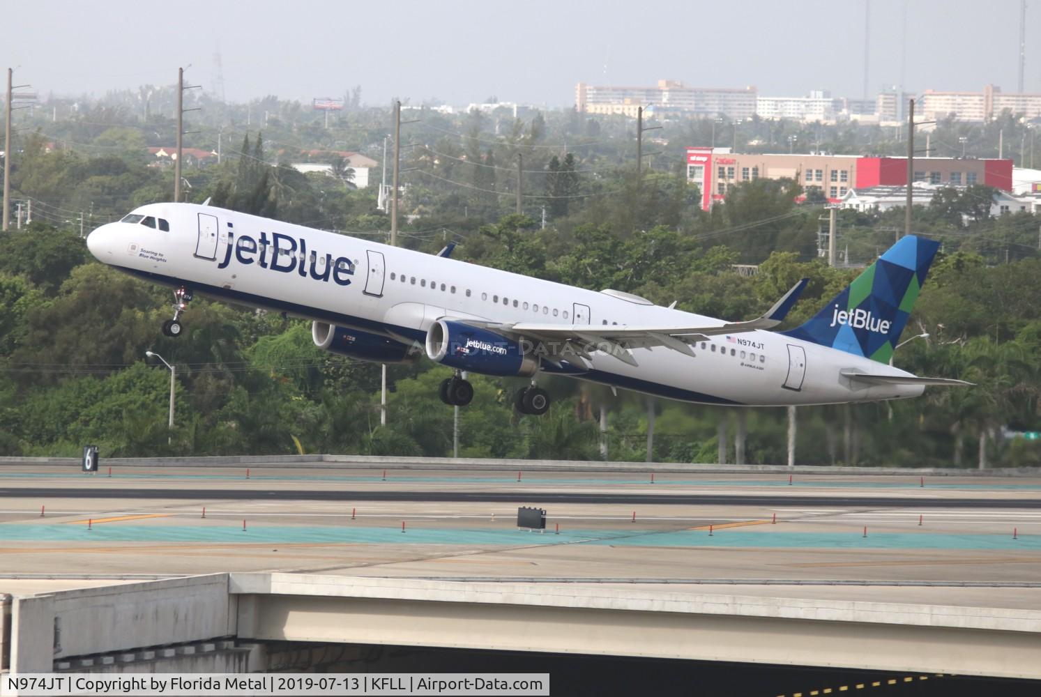 N974JT, 2016 Airbus A321-231 C/N 7448, FLL spotting 2019