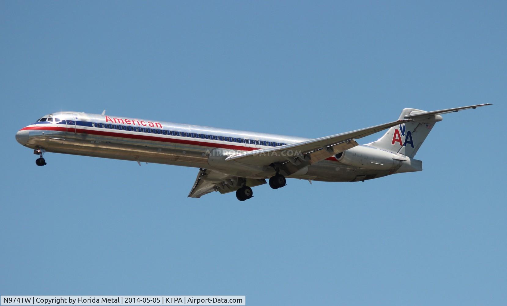 N974TW, 1999 McDonnell Douglas MD-83 (DC-9-83) C/N 53624, TPA spotting 2014