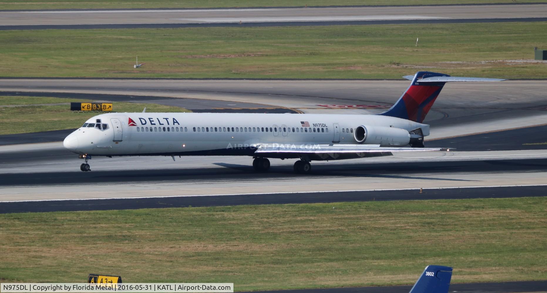 N975DL, 1991 McDonnell Douglas MD-88 C/N 53243, ATL spotting 2016