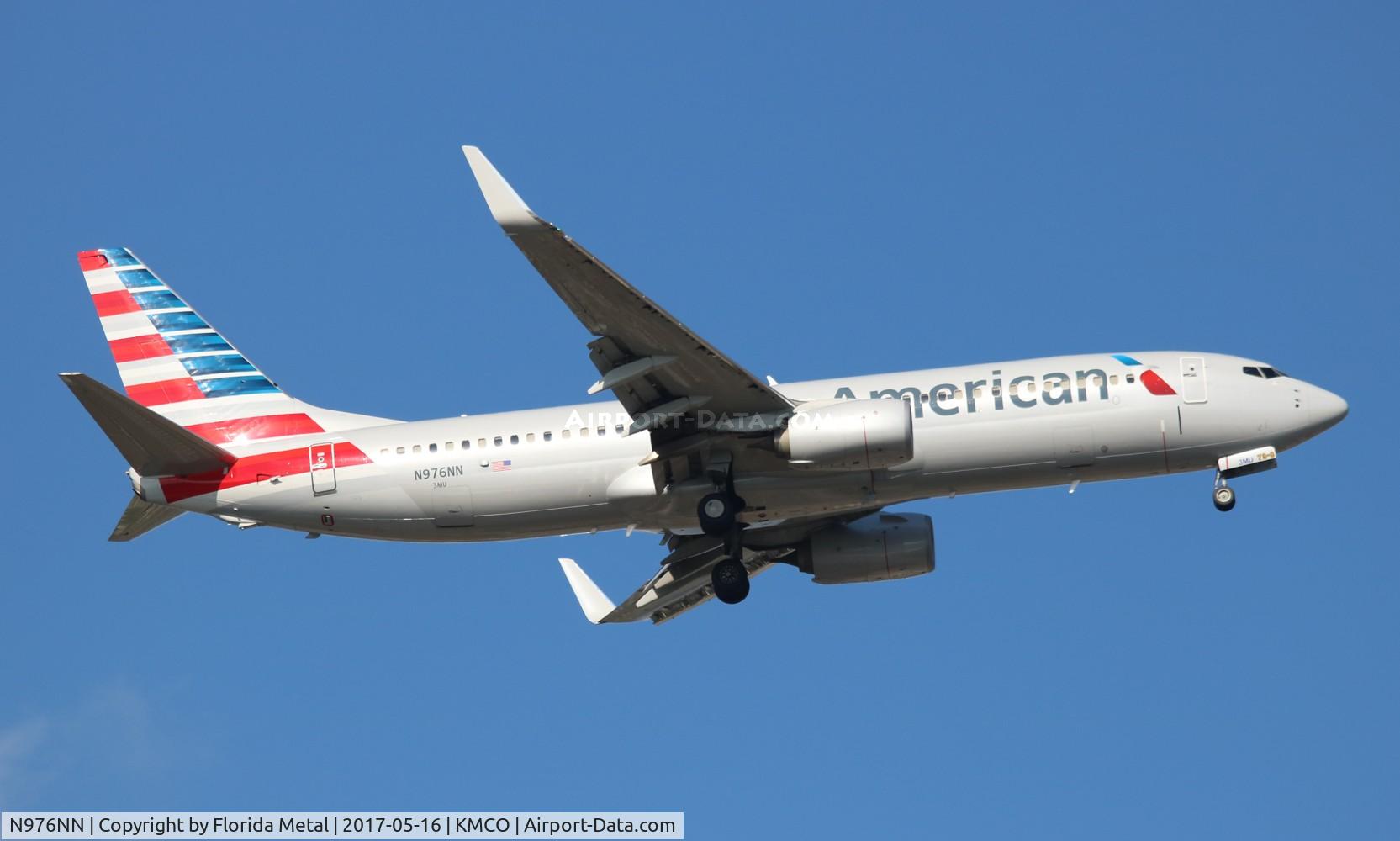 N976NN, 2015 Boeing 737-832 C/N 33243, MCO spotting 2017