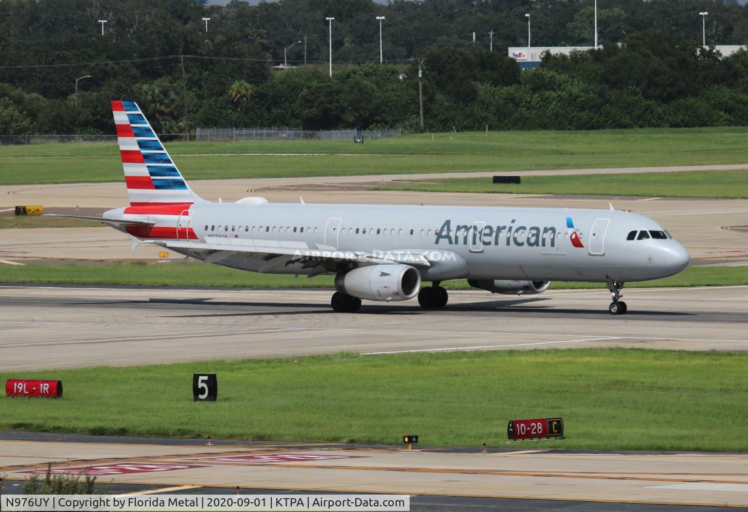 N976UY, 2012 Airbus A321-231 C/N 5235, TPA spotting 2020