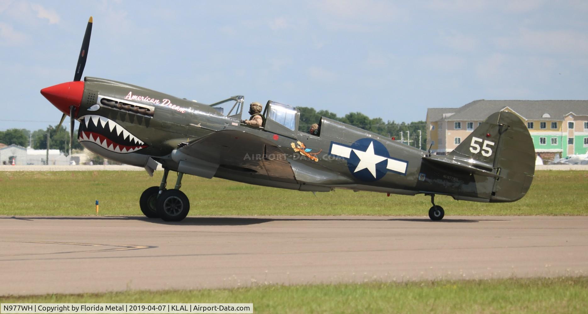 N977WH, 1942 Curtiss P-40N C/N 42-10497, SNF LAL 2019