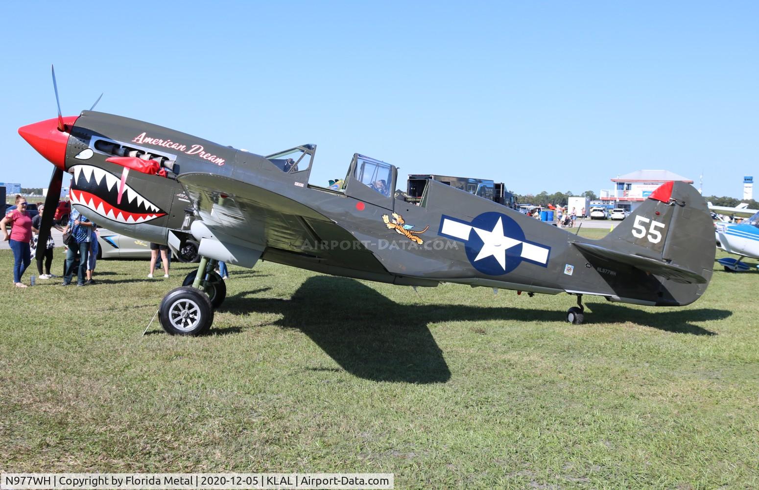 N977WH, 1942 Curtiss P-40N C/N 42-10497, Sun N Fun 2020