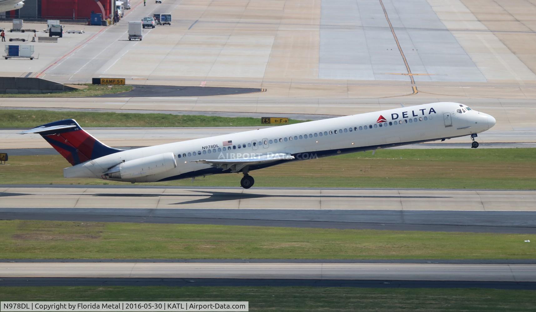 N978DL, 1991 McDonnell Douglas MD-88 C/N 53259, ATL spotting 2016