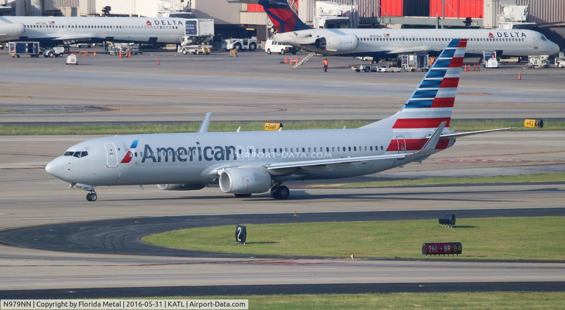 N979NN, 2015 Boeing 737-823 C/N 31228, ATL spotting 2016