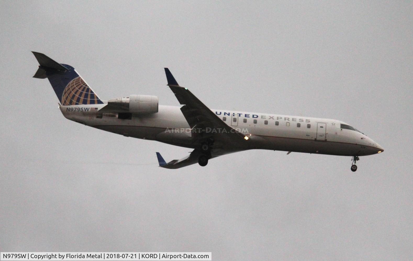 N979SW, 2004 Bombardier CRJ-200ER (CL-600-2B19) C/N 7954, ORD spotting 2018