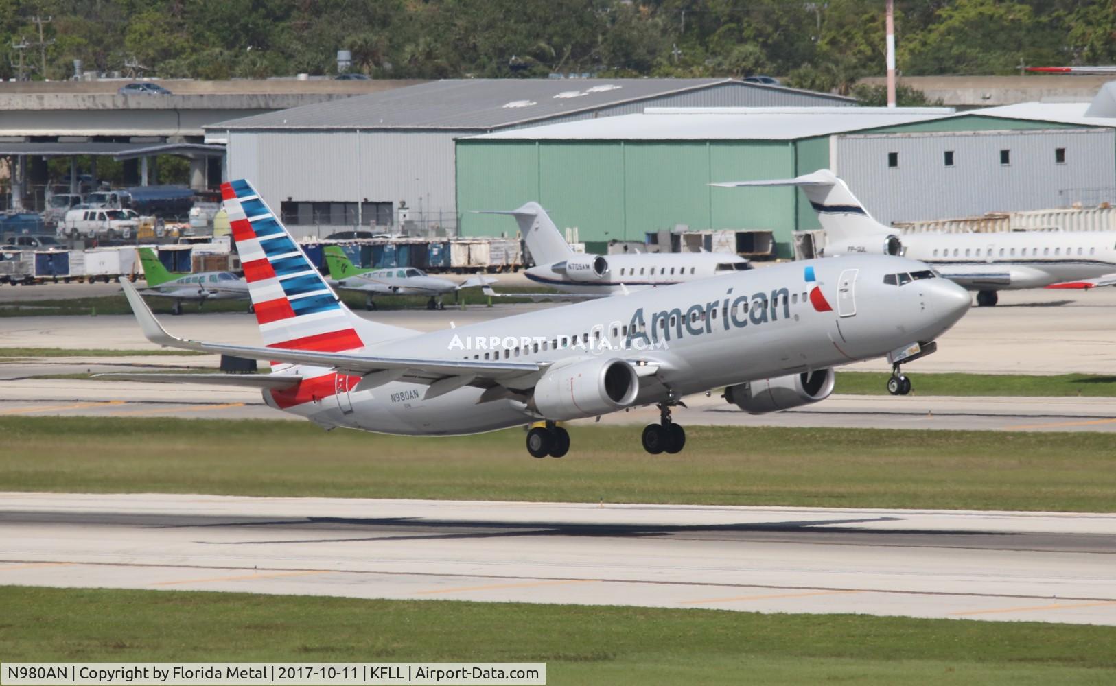 N980AN, 2009 Boeing 737-823 C/N 33203, FLL spotting 2017