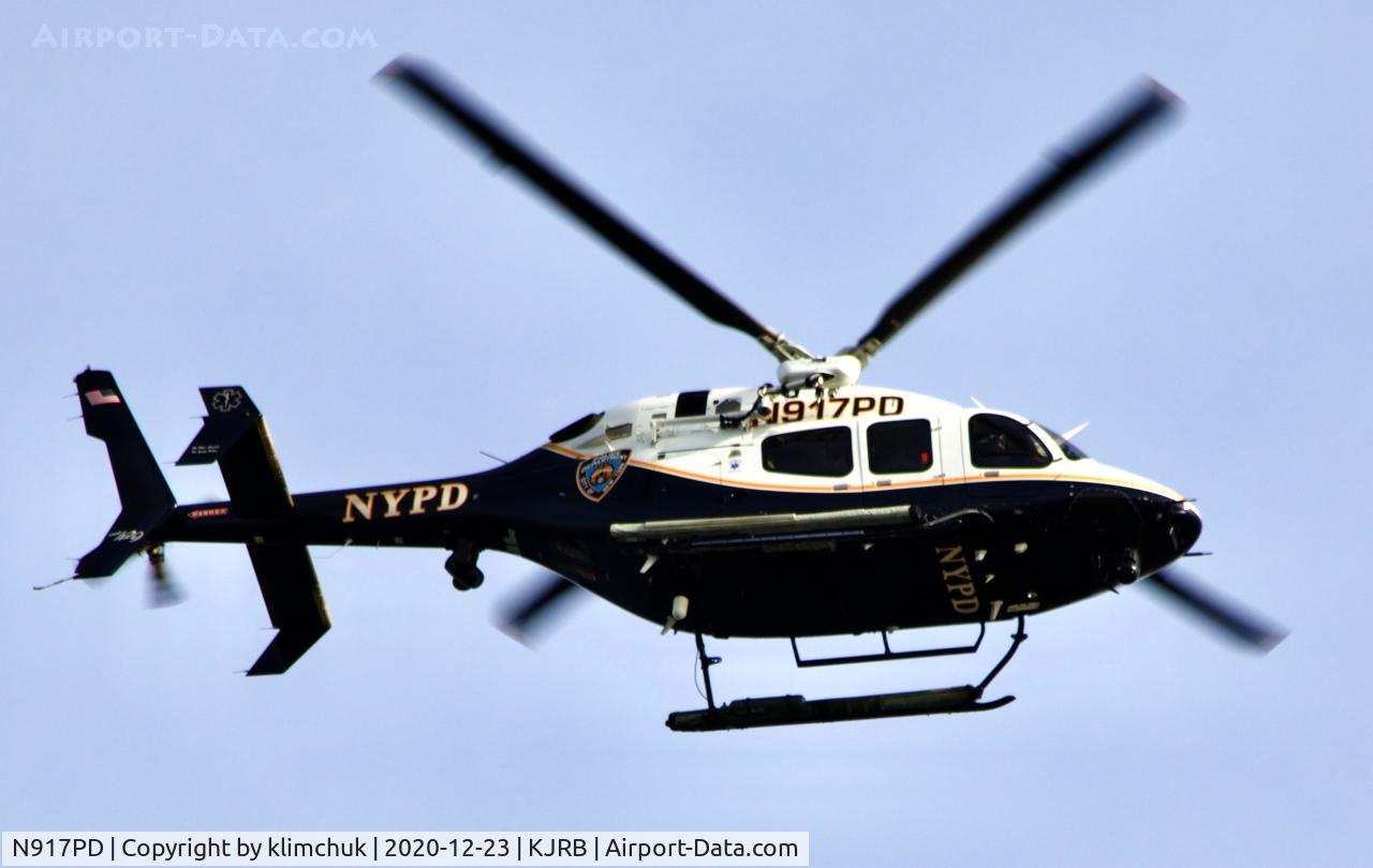 N917PD, BELL 429 GlobalRanger C/N 57148, Flew along Hudson river