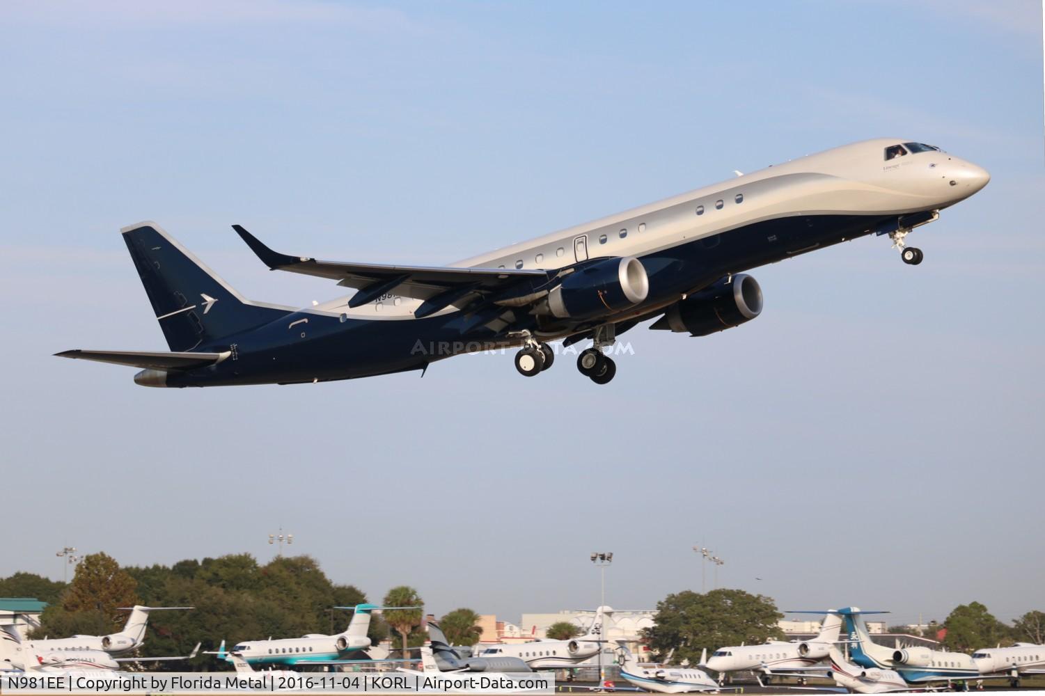 N981EE, 2013 Embraer ERJ-190-100ECJ Lineage 1000 C/N 19000559, NBAA ORL 2016