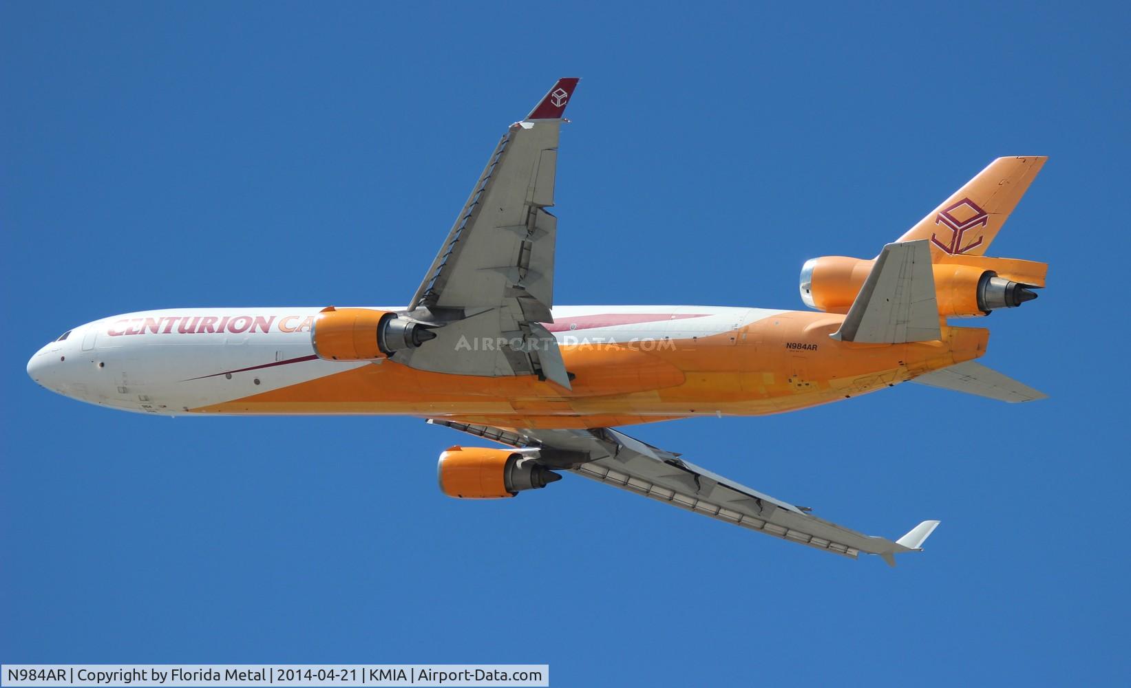 N984AR, 1992 McDonnell Douglas MD-11F C/N 48429, MIA spotting 2014