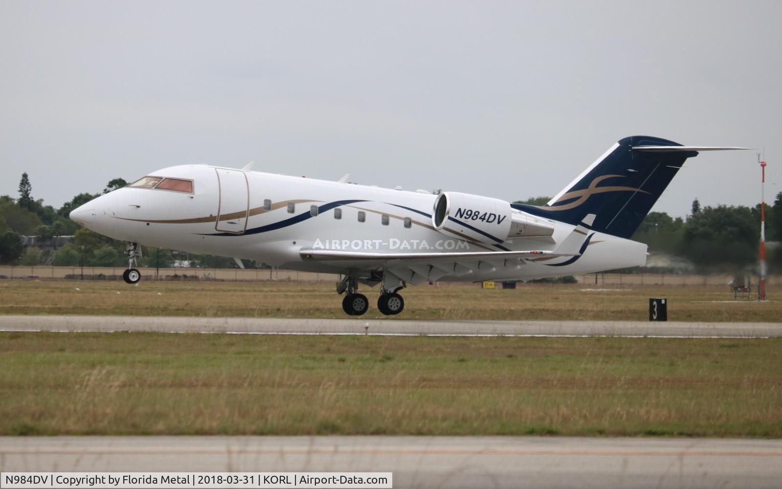 N984DV, 2006 Bombardier Challenger 604 (CL-600-2B16) C/N 5644, ORL spotting 2018