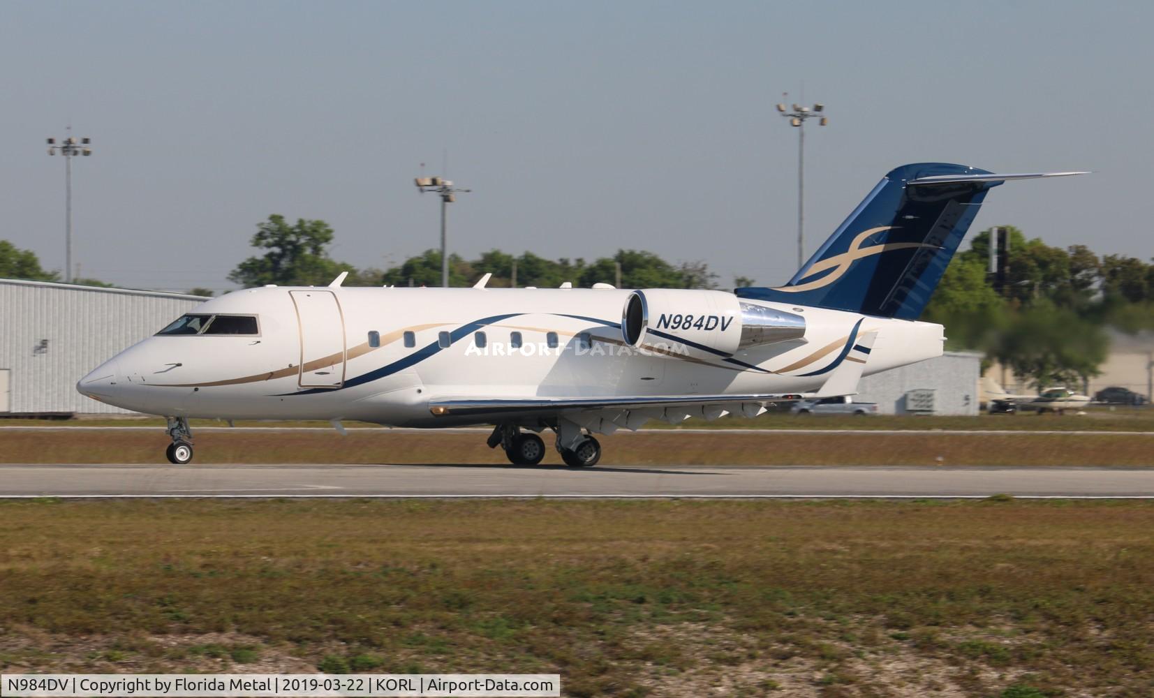 N984DV, 2006 Bombardier Challenger 604 (CL-600-2B16) C/N 5644, ORL spotting 2019