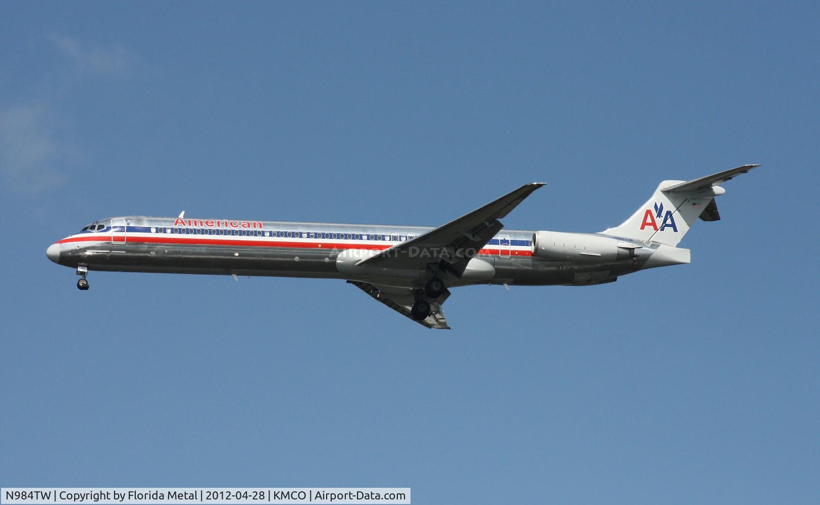 N984TW, 1999 McDonnell Douglas MD-83 (DC-9-83) C/N 53634, MCO spotting 2012