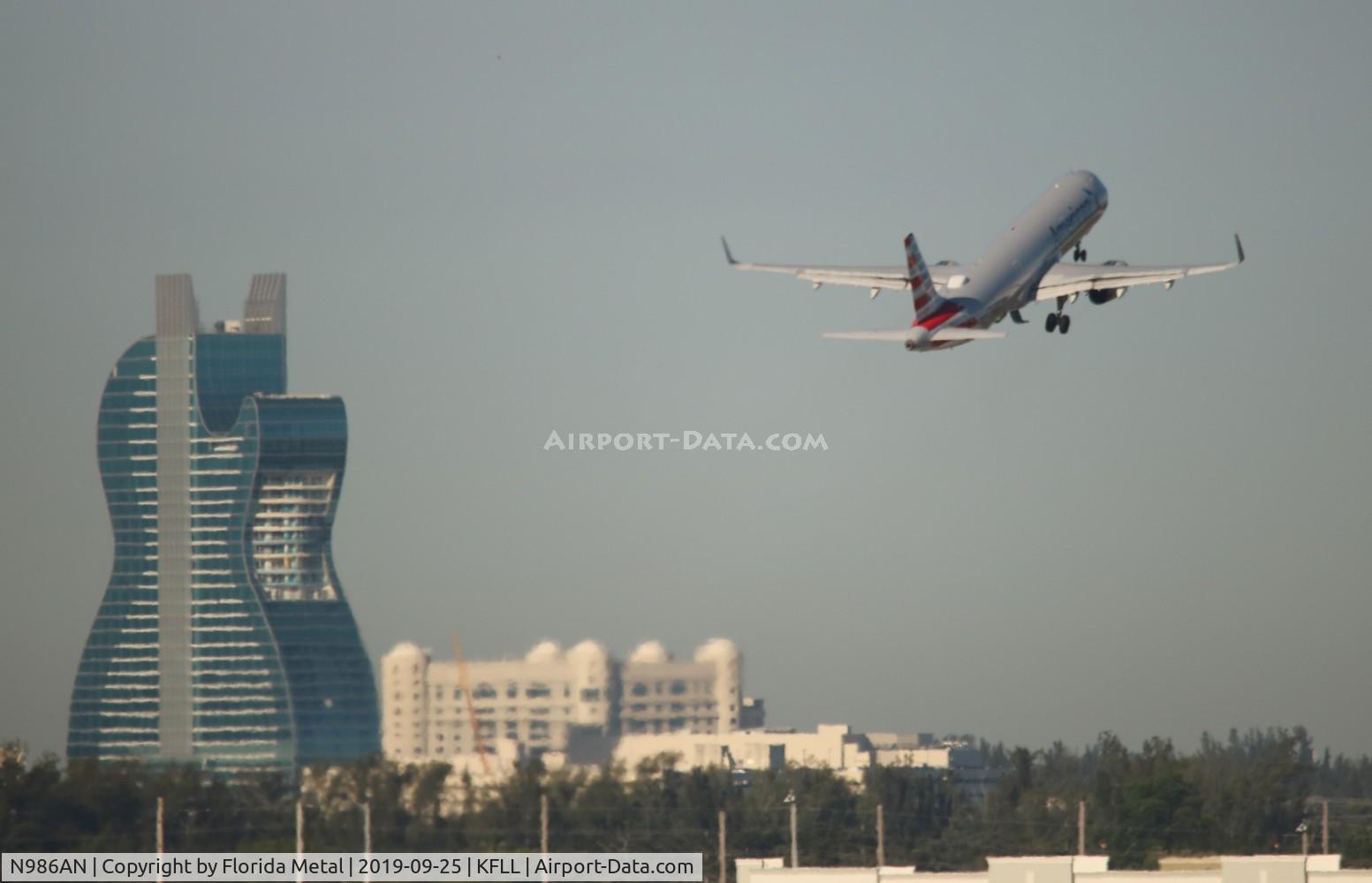 N986AN, 2016 Airbus A321-231 C/N 7046, FLL spotting 2019