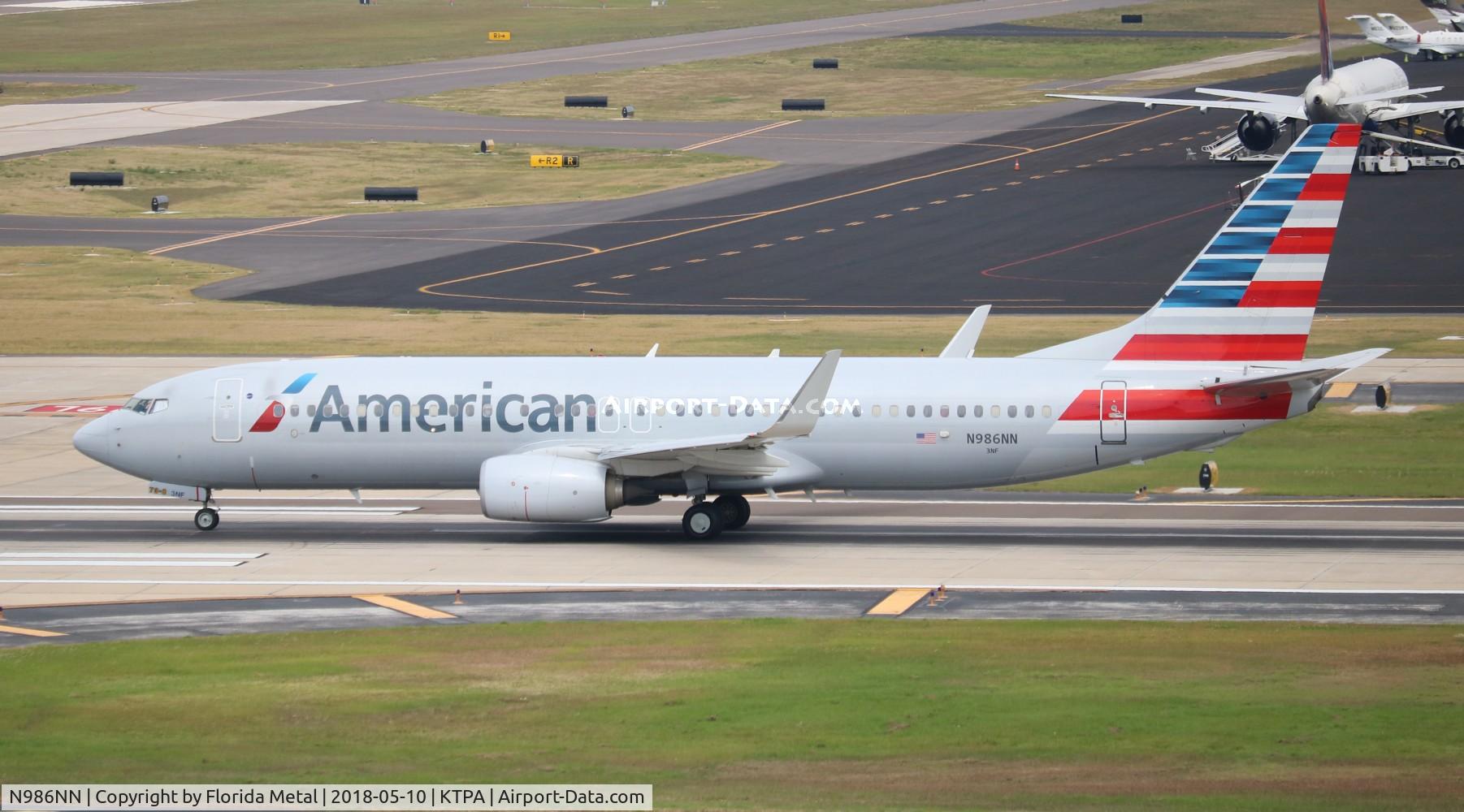 N986NN, 2016 Boeing 737-823 C/N 31236, TPA spotting 2018