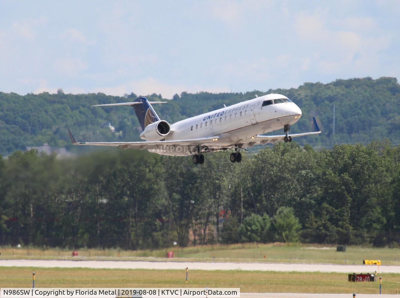 N986SW, 2004 Bombardier CRJ-200ER (CL-600-2B19) C/N 7967, TVC O.M.A. 2019