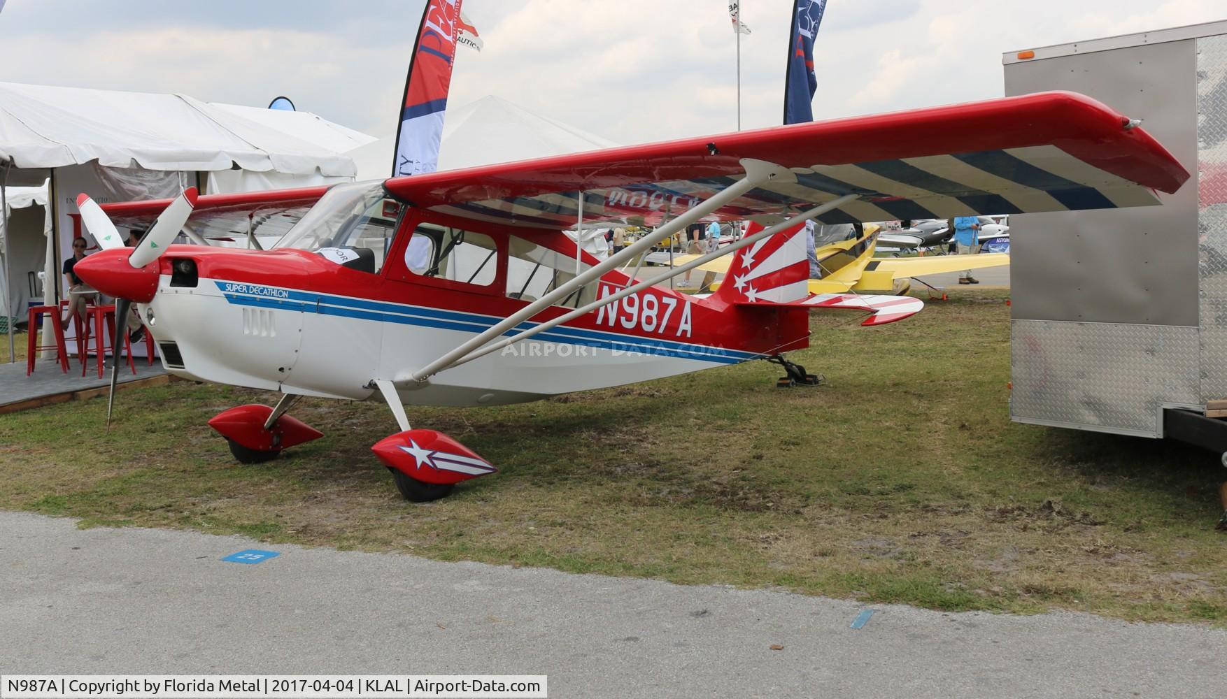 N987A, 2003 American Champion 8KCAB Decathlon C/N 921-2003, SNF LAL 2017