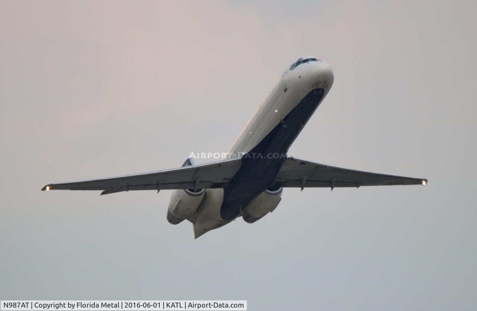 N987AT, 2001 Boeing 717-200 C/N 55088, ATL spotting 2016