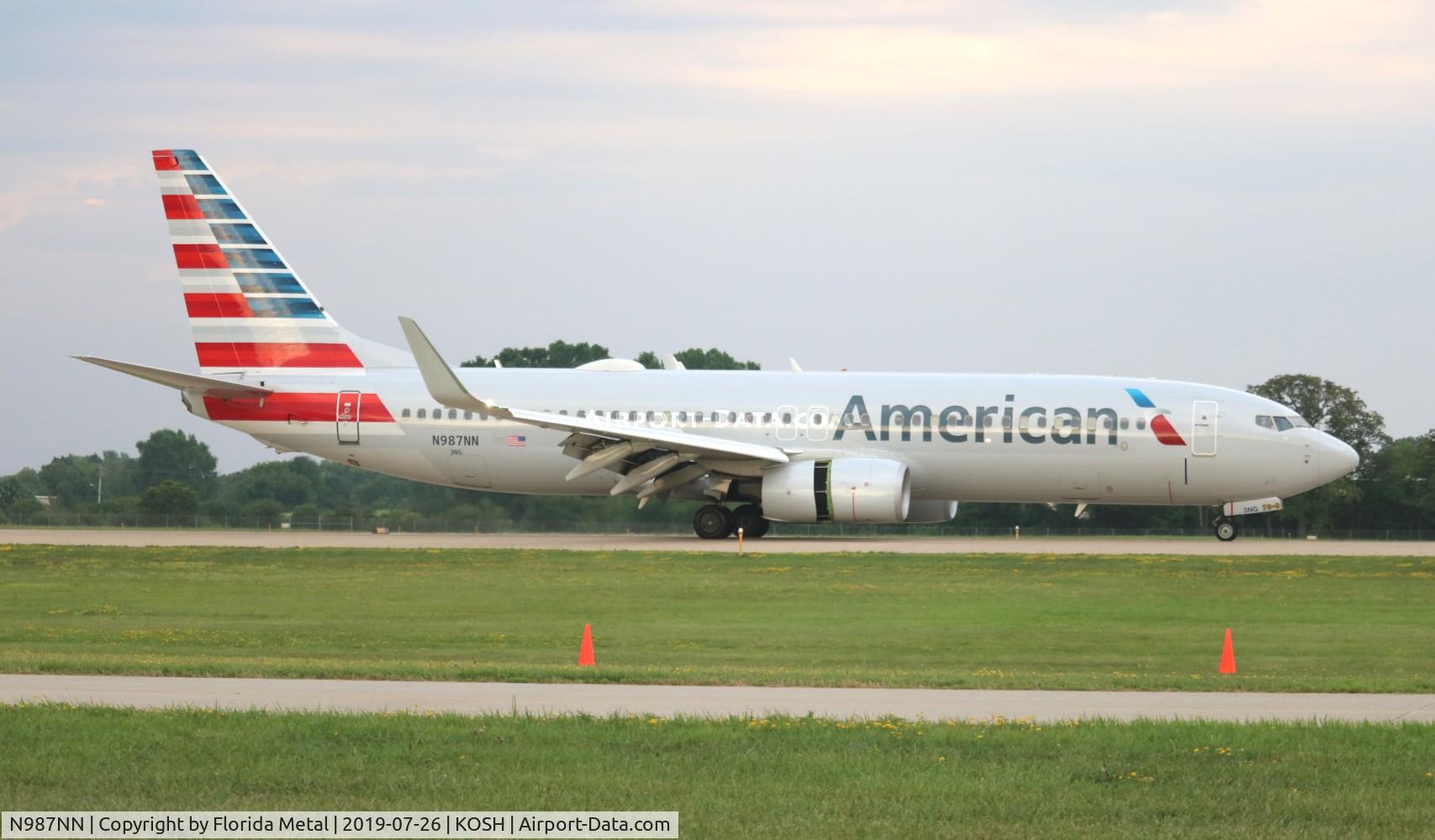 N987NN, 2016 Boeing 737-823 C/N 33247, EAA OSH 2019