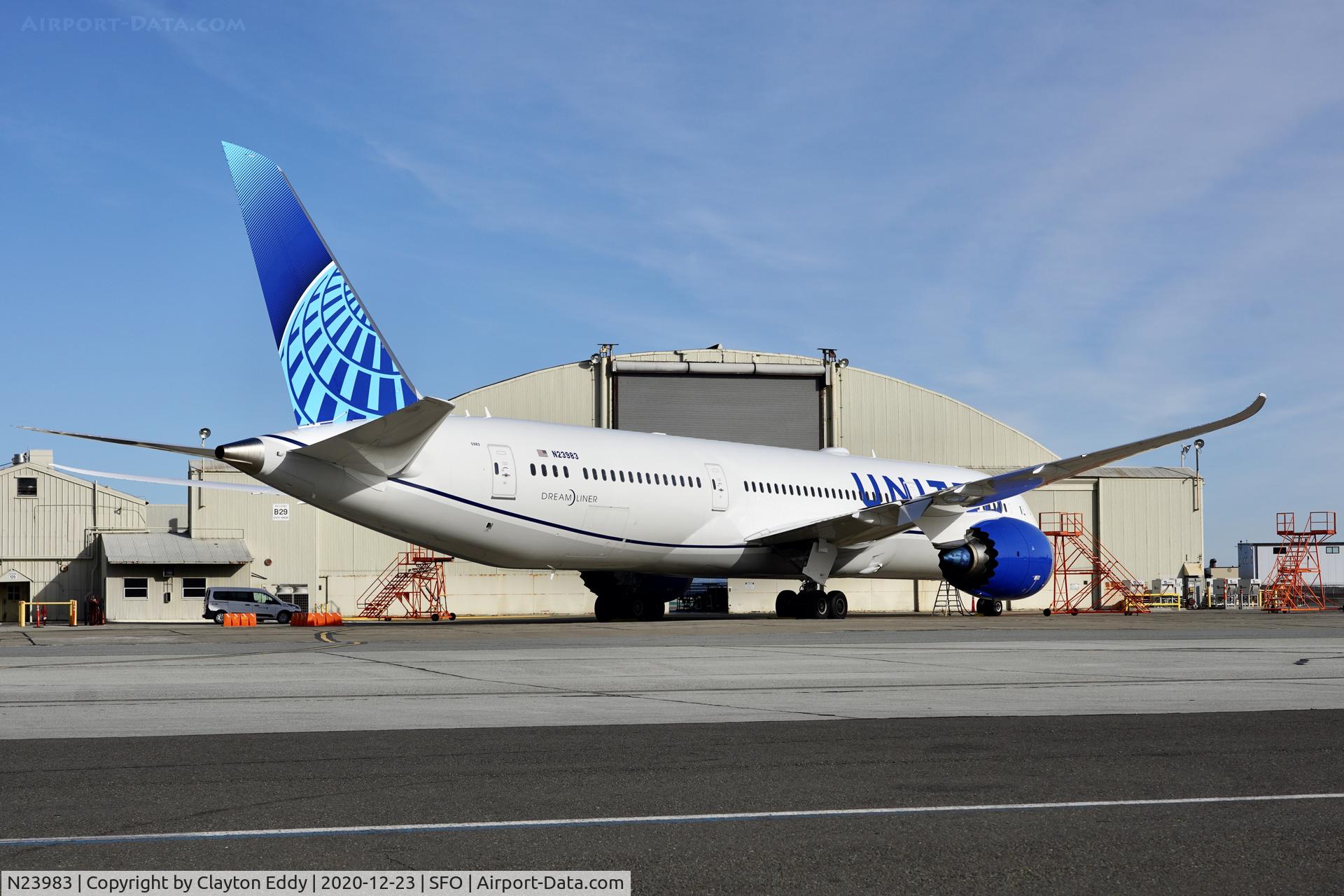 N23983, 2020 Boeing 787-9 Dreamliner Dreamliner C/N 66140, SFO 2020.