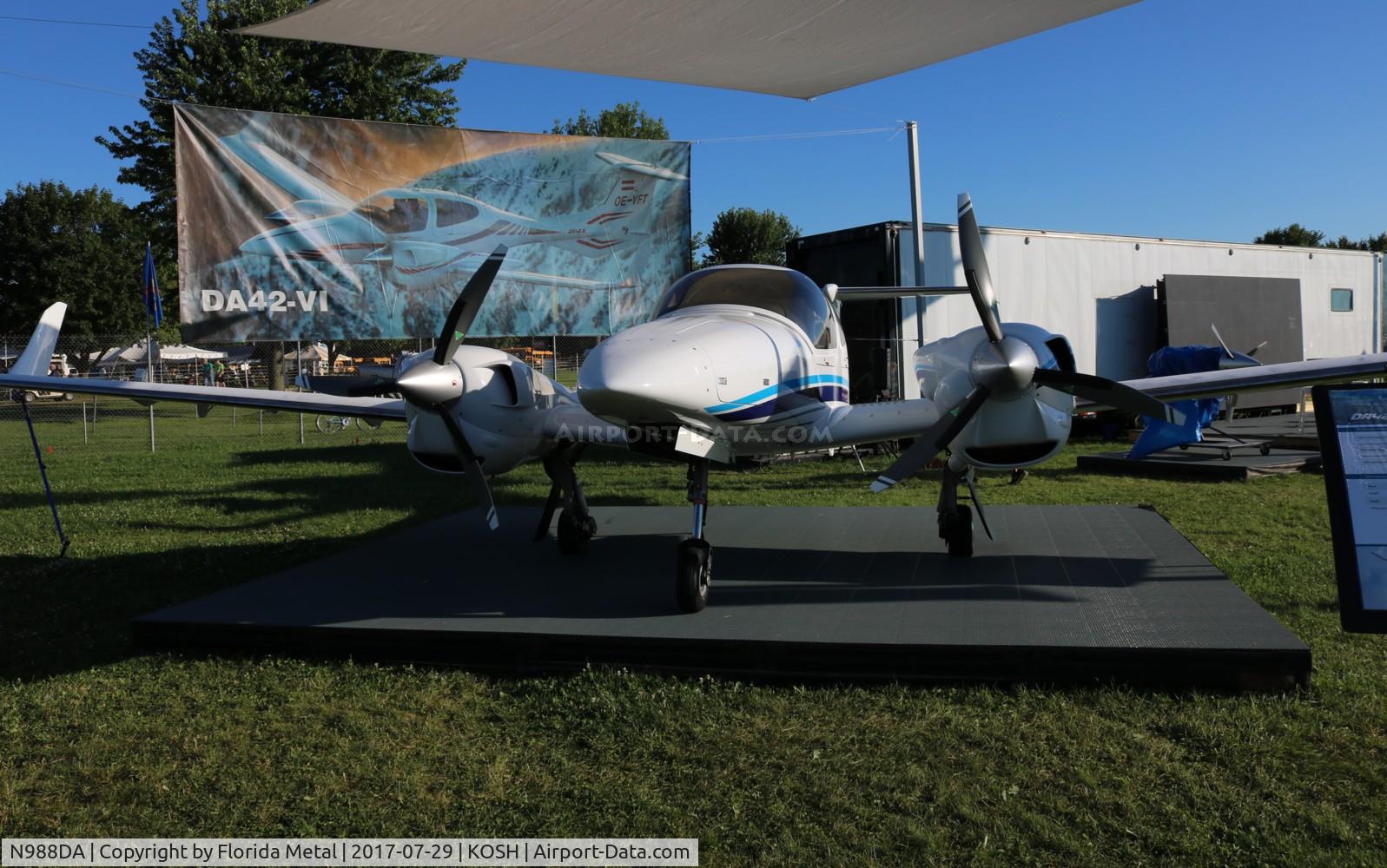 N988DA, 2017 Diamond DA-42NG Twin Star C/N 42.N240, EAA OSH 2017