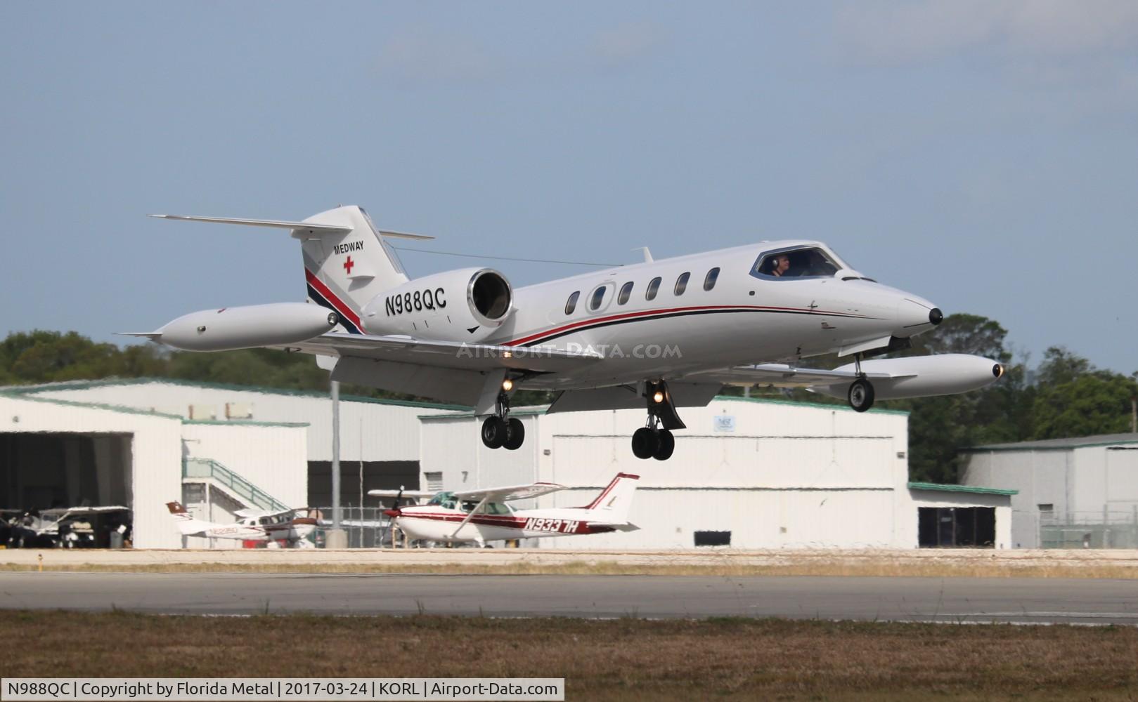 N988QC, 1981 Gates Learjet 35A C/N 455, ORL spotting 2017