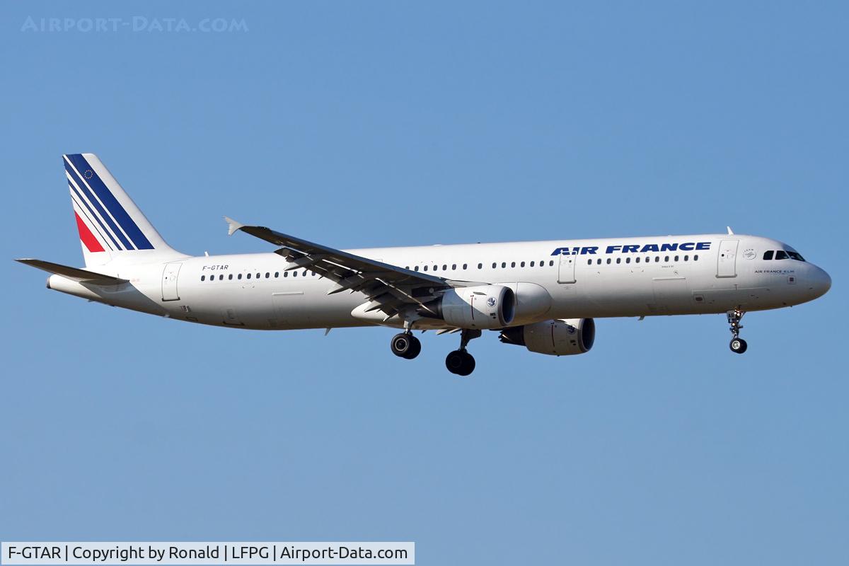 F-GTAR, 2008 Airbus A321-212 C/N 3401, at cdg