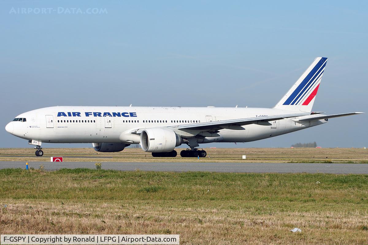 F-GSPY, 2002 Boeing 777-228/ER C/N 32305, at cdg