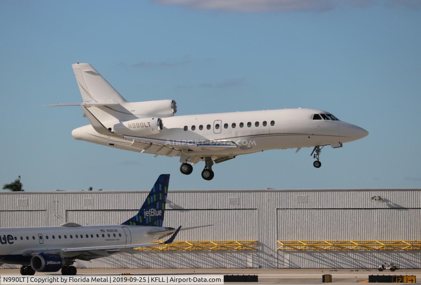 N990LT, 1988 Dassault-Breguet Falcon (Mystere) 900 C/N 60, FLL spotting 2019