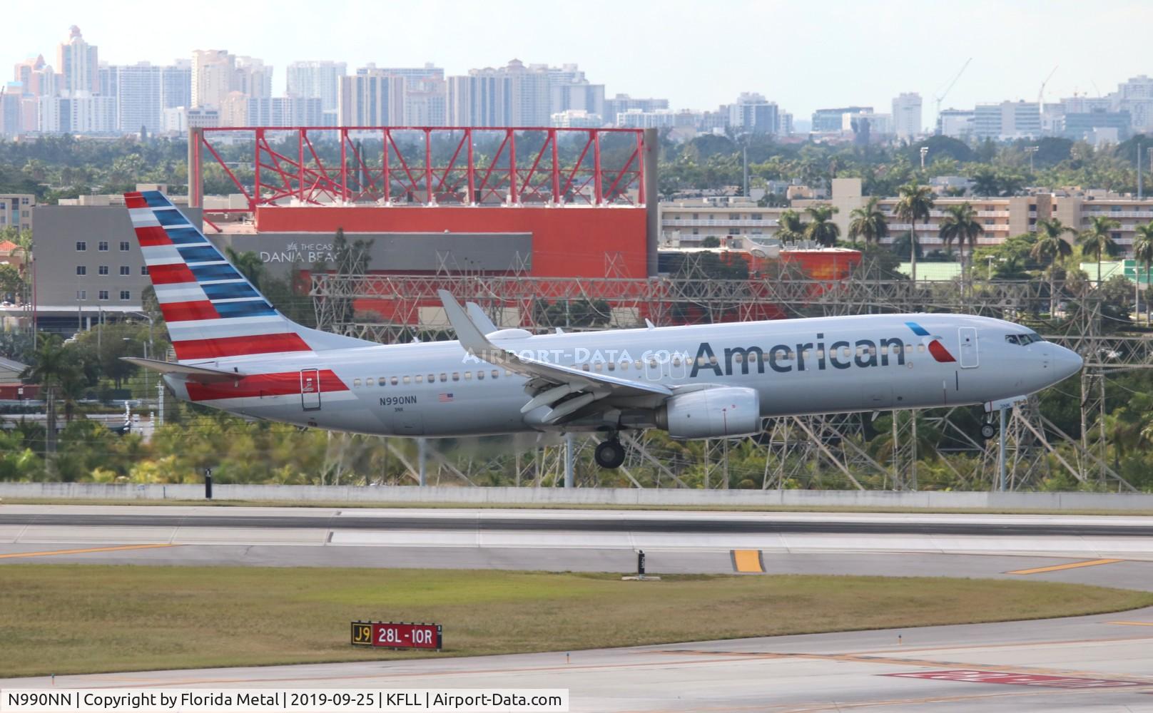 N990NN, 2016 Boeing 737-823 C/N 31241, FLL spotting 2019