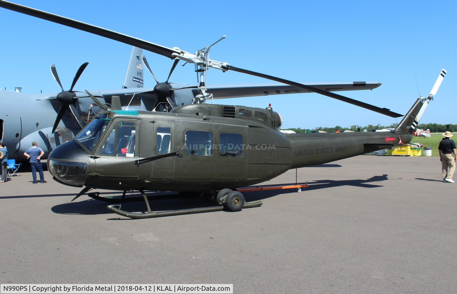 N990PS, 1966 Bell UH-1H C/N 66-16203, SNF LAL 2018