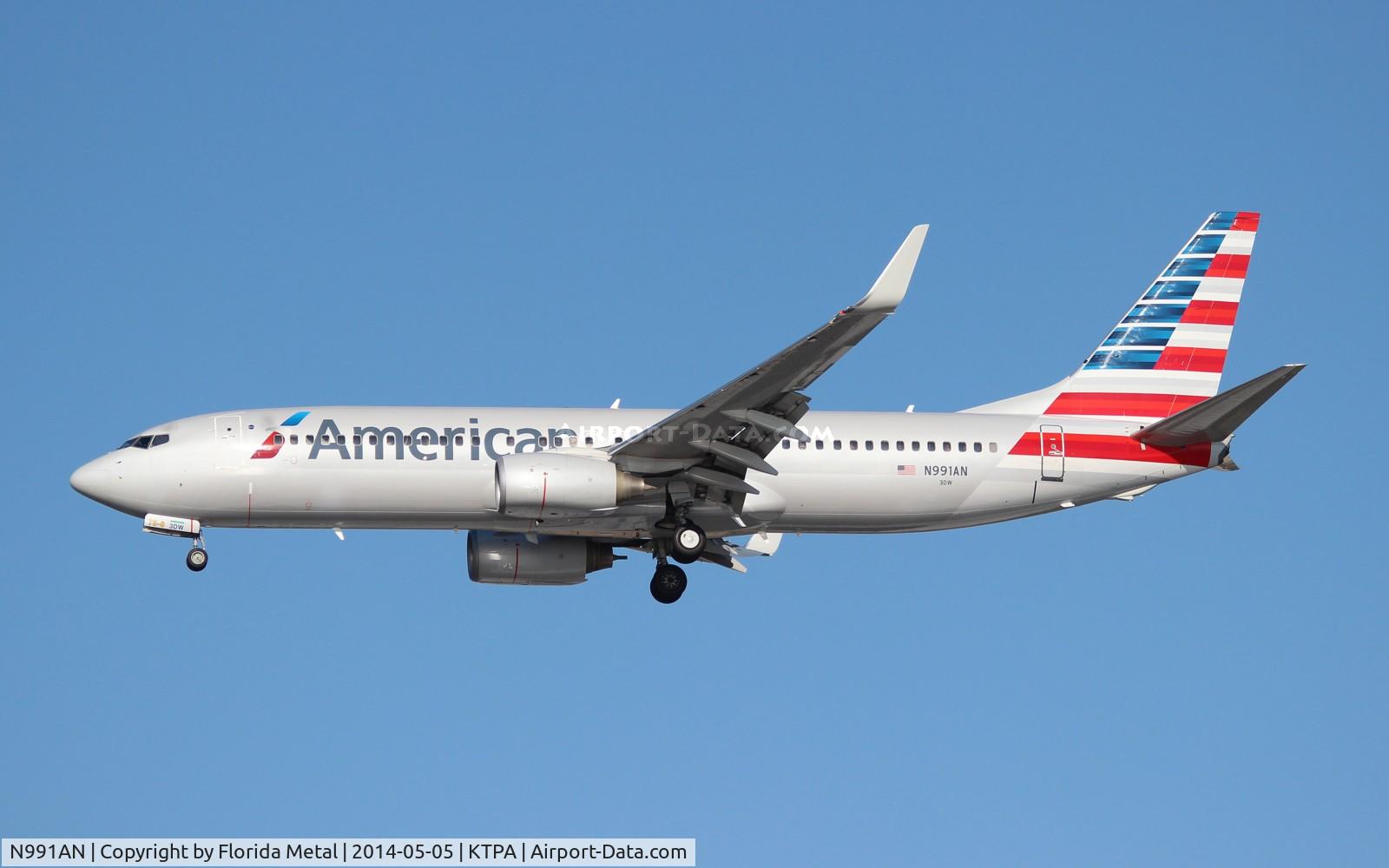 N991AN, 2009 Boeing 737-823 C/N 30920, TPA spotting 2014
