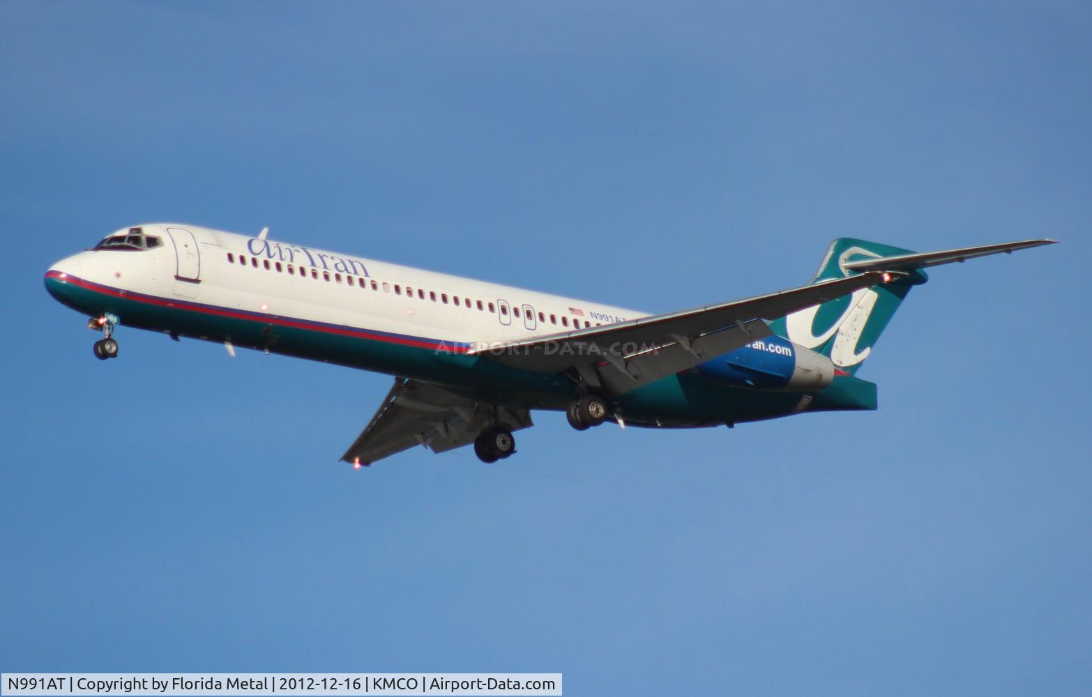N991AT, 2002 Boeing 717-200 C/N 55135, MCO spotting 2012