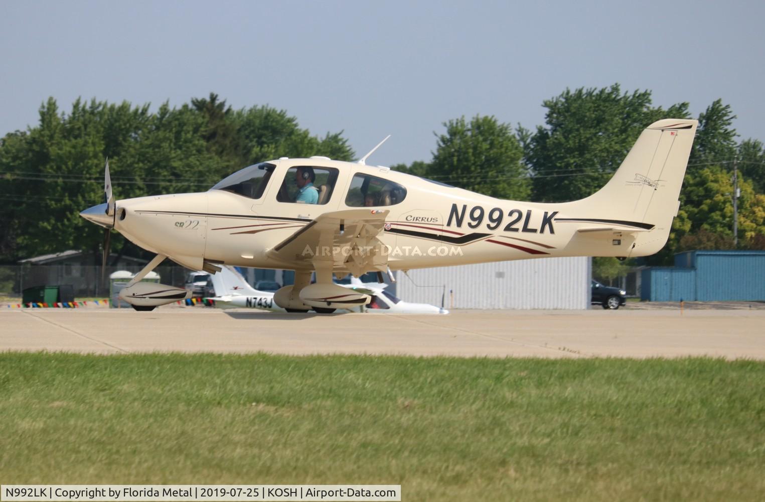 N992LK, 2003 Cirrus SR22 C/N 0610, EAA OSH 2019