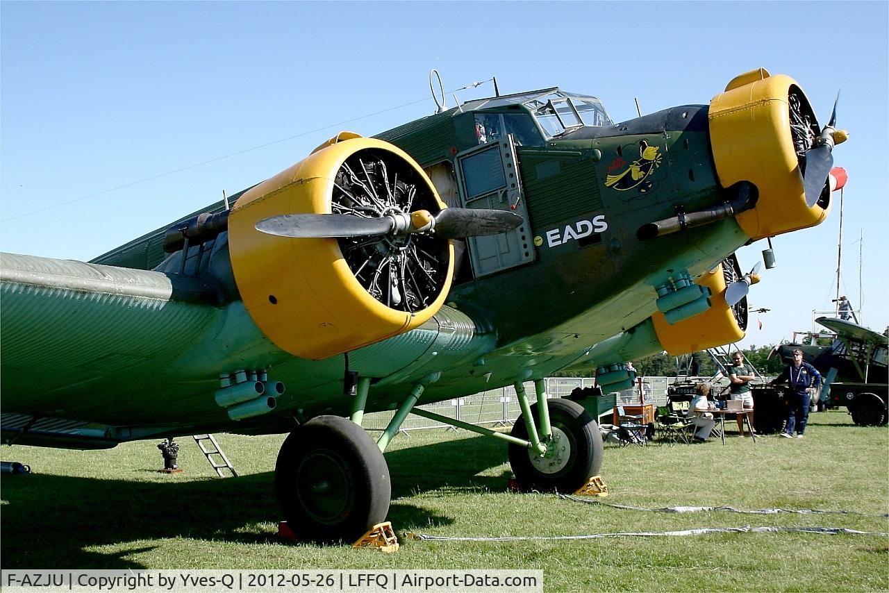 F-AZJU, 1952 Junkers (CASA) 352L (Ju-52) C/N 103, Junkers (CASA) 352L (Ju-52), Static display, La Ferté-Alais airfield (LFFQ) Air show 2012