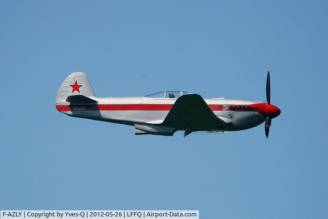 F-AZLY, Yakovlev Yak-3U C/N 172890, Yakovlev Yak-3U, On display, La Ferté-Alais airfield (LFFQ) Air show 2012