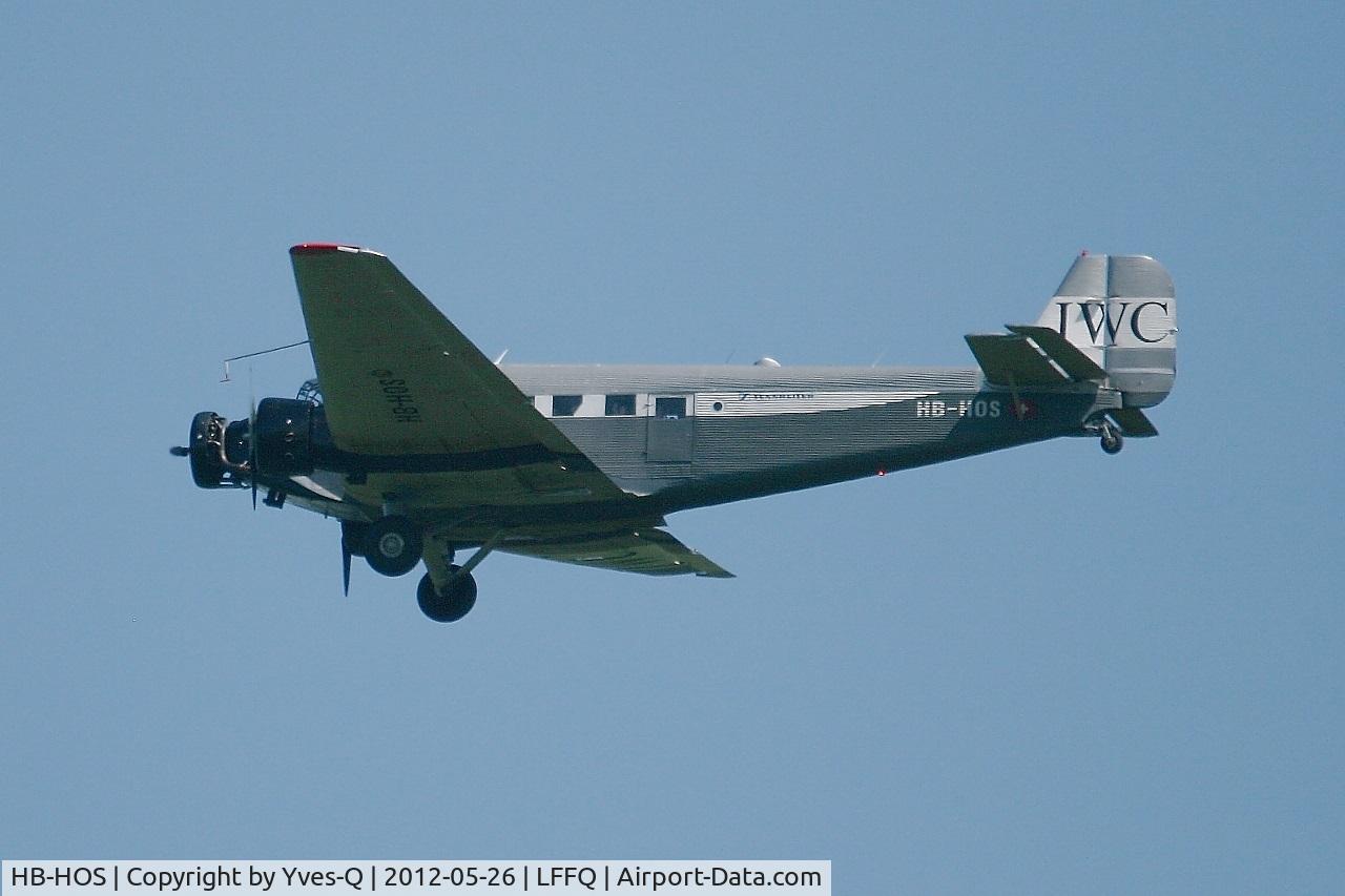 HB-HOS, 1939 Junkers Ju-52/3m g4e C/N 6580, Junkers Ju-52-3m g4e, On display, La Ferté-Alais airfield (LFFQ) Air show 2012