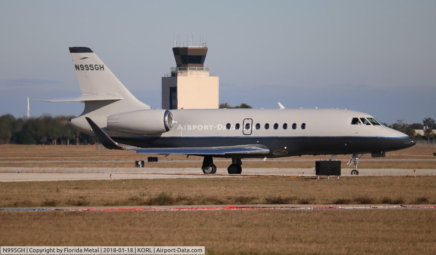 N995GH, 2005 Dassault Falcon 2000EX C/N 72, ORL spotting 2018