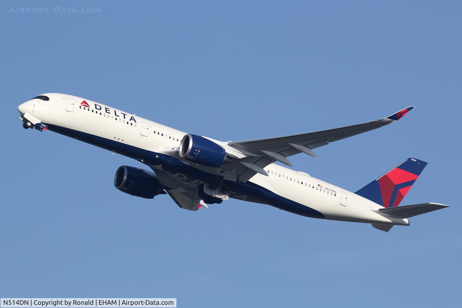 N514DN, 2019 Airbus A350-941 C/N 395, at spl