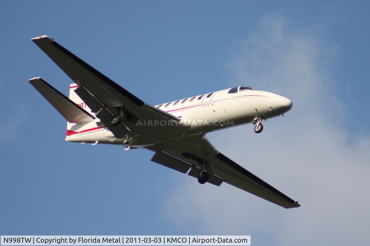 N998TW, 1996 Cessna 560 Citation Ultra C/N 560-0362, MCO spotting 2011