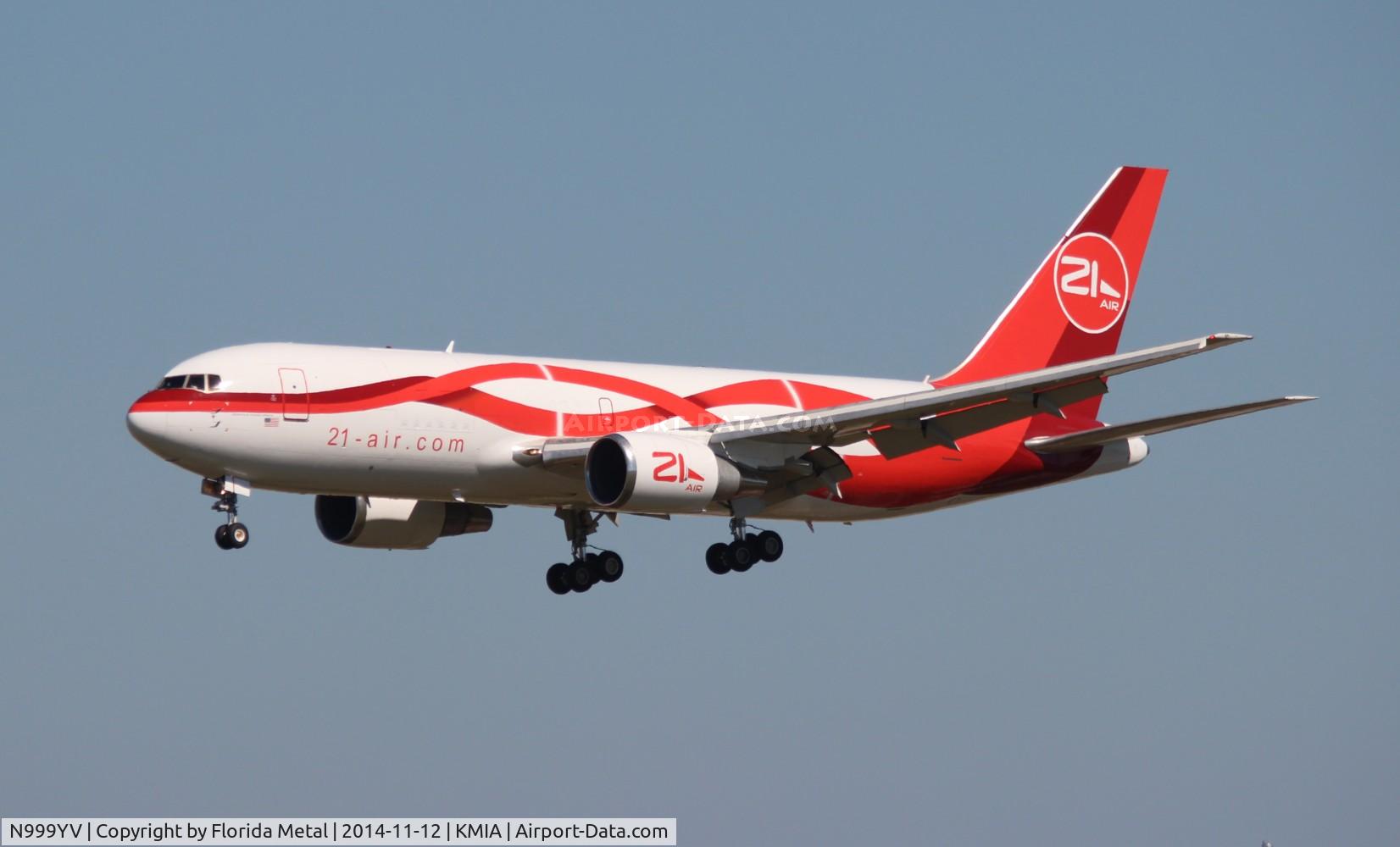 N999YV, 1987 Boeing 767-241 C/N 23801, MIA spotting 2014