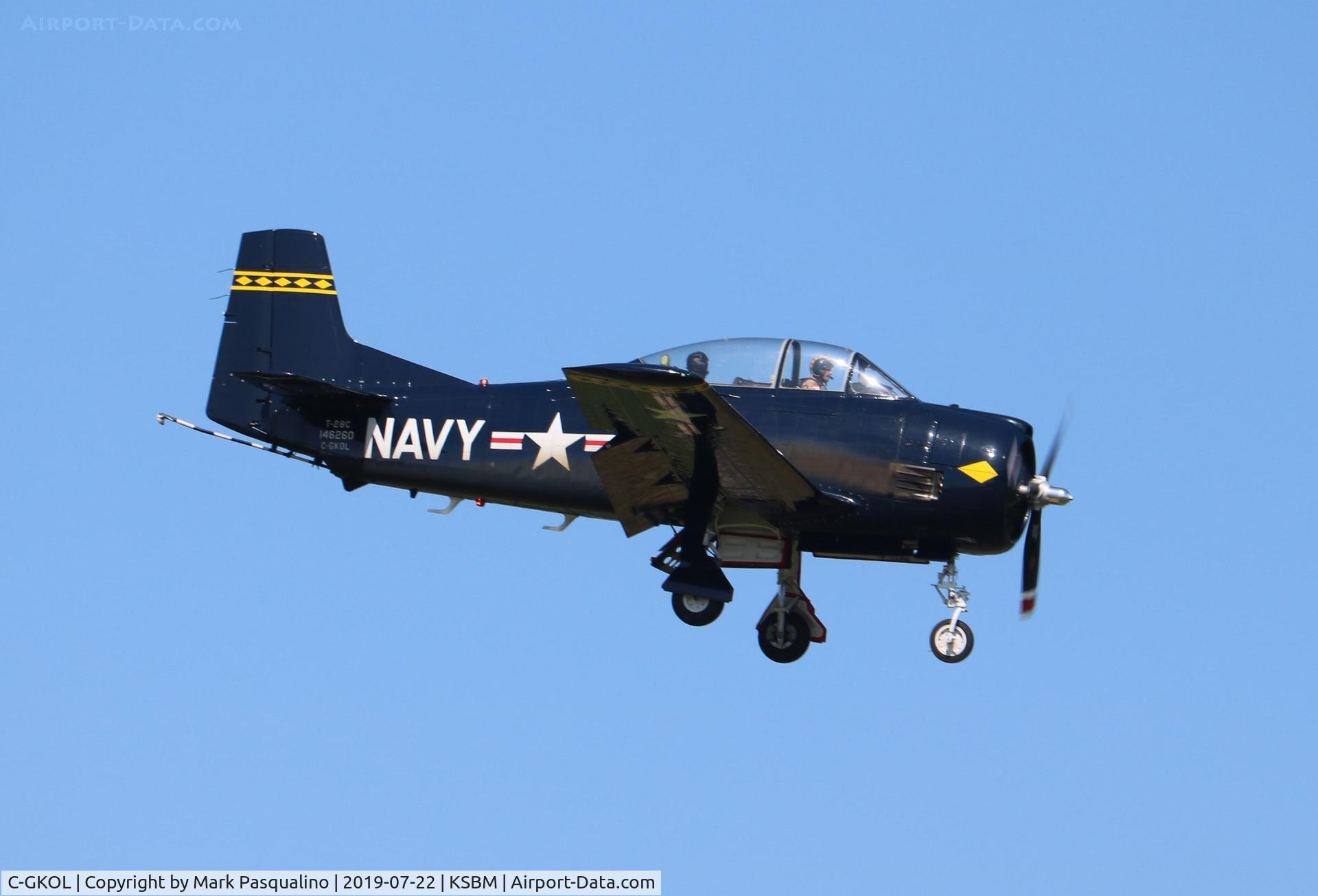 C-GKOL, 1957 North American T-28C Trojan C/N 252-23, North American T-28C