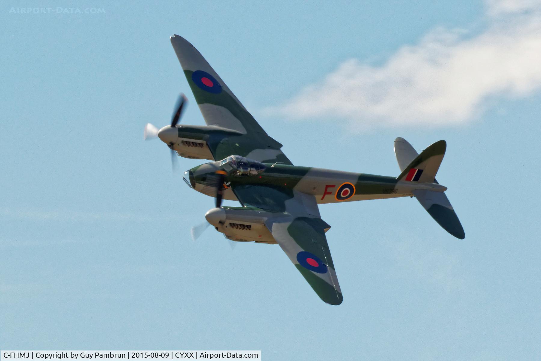 C-FHMJ, 1948 De Havilland DH-98 Mosquito B.35 C/N Not found VR796, Performing at Abbotsford Airshow