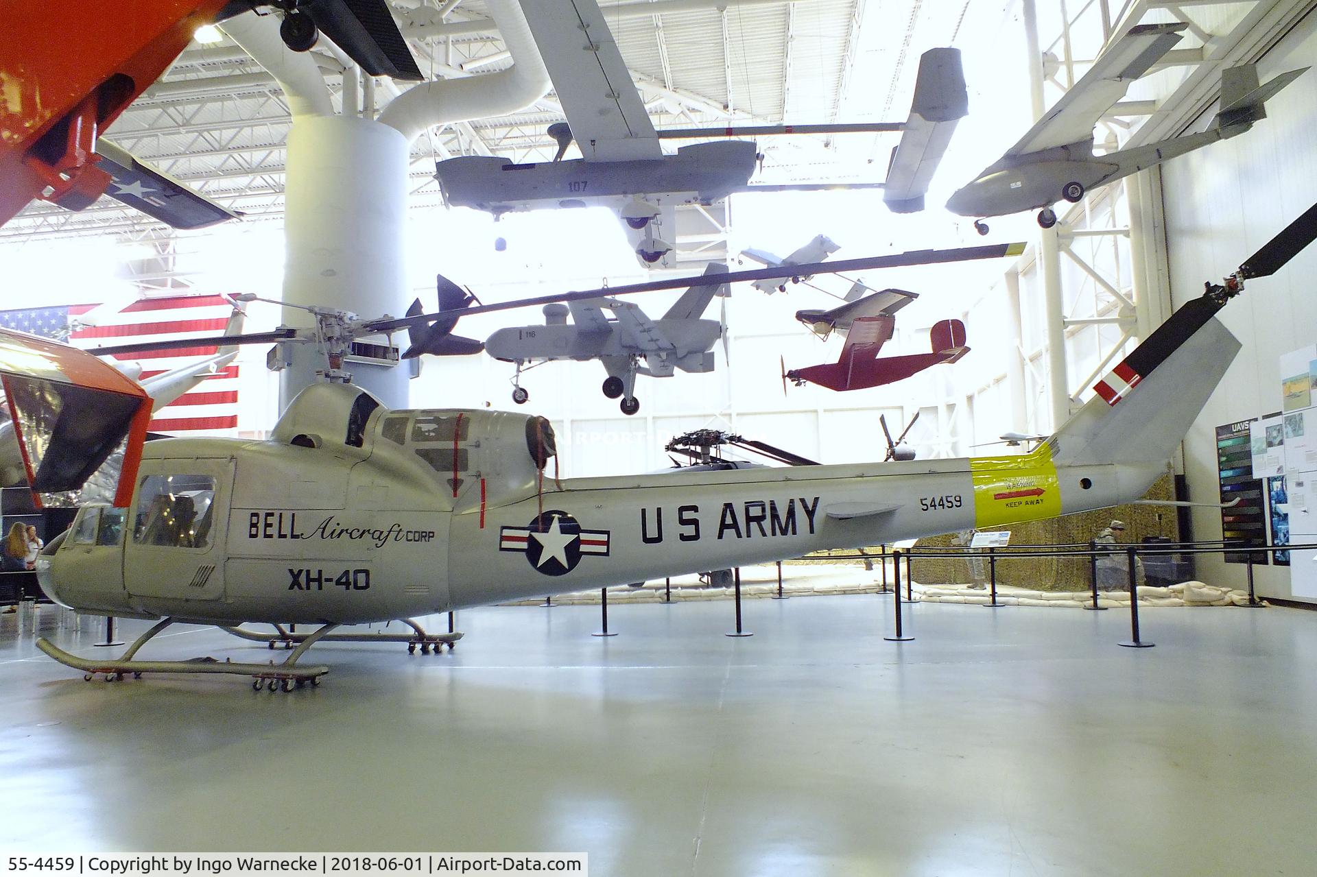 55-4459, 1956 Bell XH-40 Iroquois (204) C/N 1, Bell XH-40 (UH-1 prototype) at the US Army Aviation Museum, Ft. Rucker
