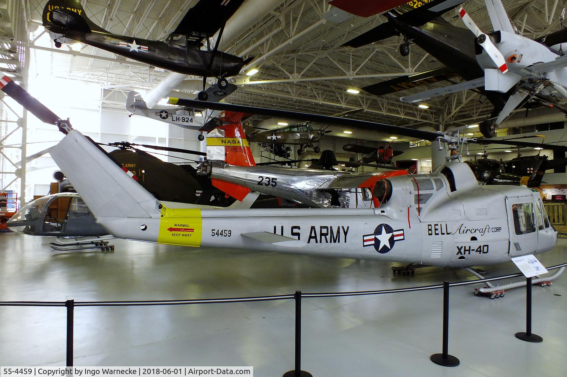 55-4459, 1956 Bell XH-40 Iroquois (204) C/N 1, Bell XH-40 (UH-1 prototype) at the US Army Aviation Museum, Ft. Rucker