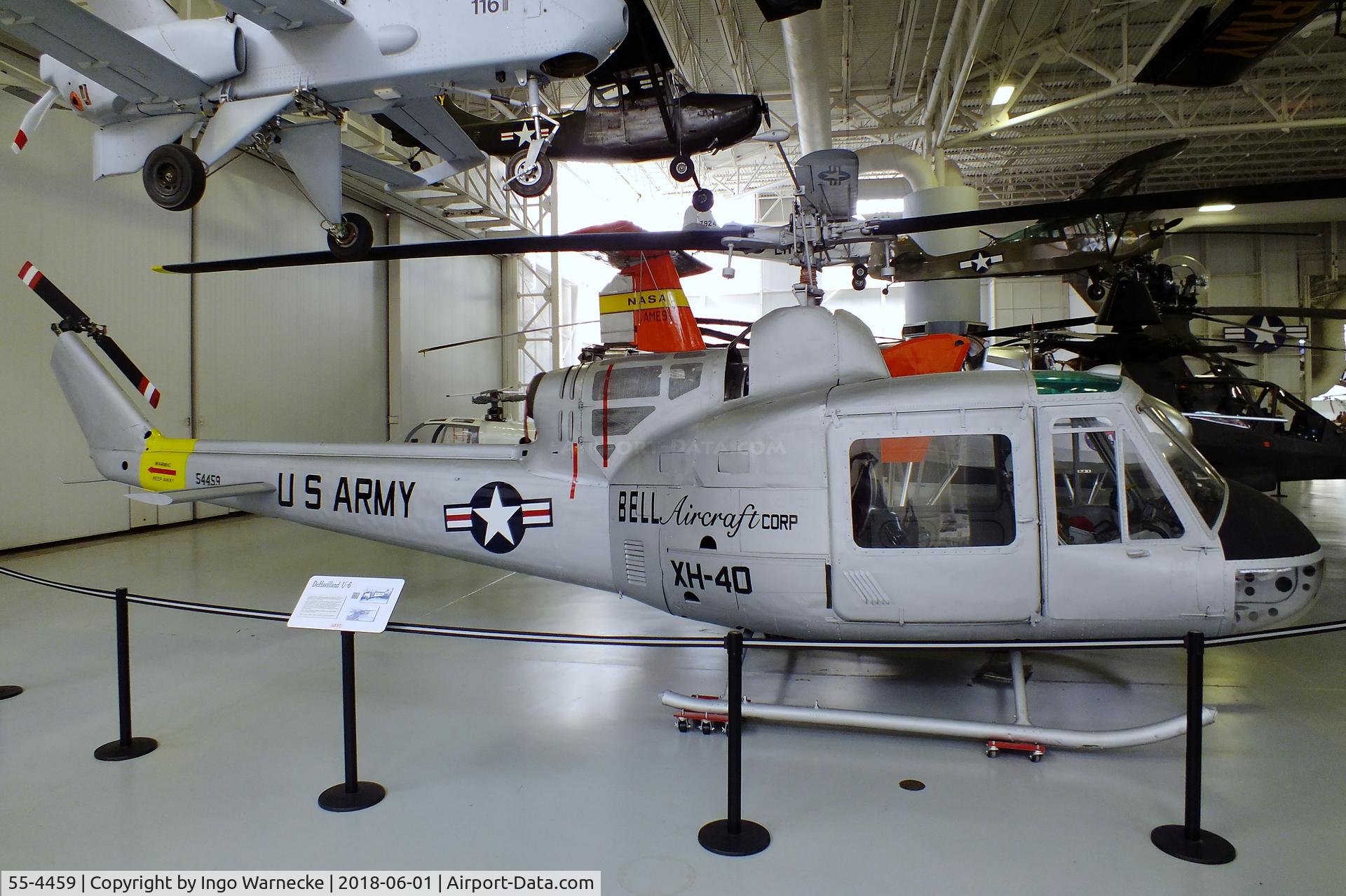 55-4459, 1956 Bell XH-40 Iroquois (204) C/N 1, Bell XH-40 (UH-1 prototype) at the US Army Aviation Museum, Ft. Rucker
