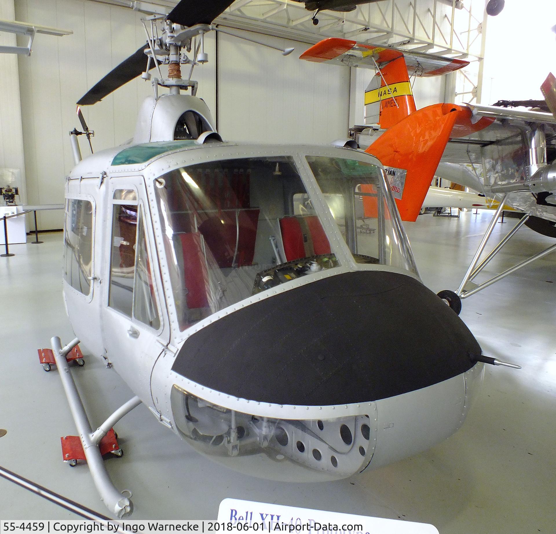 55-4459, 1956 Bell XH-40 Iroquois (204) C/N 1, Bell XH-40 (UH-1 prototype) at the US Army Aviation Museum, Ft. Rucker