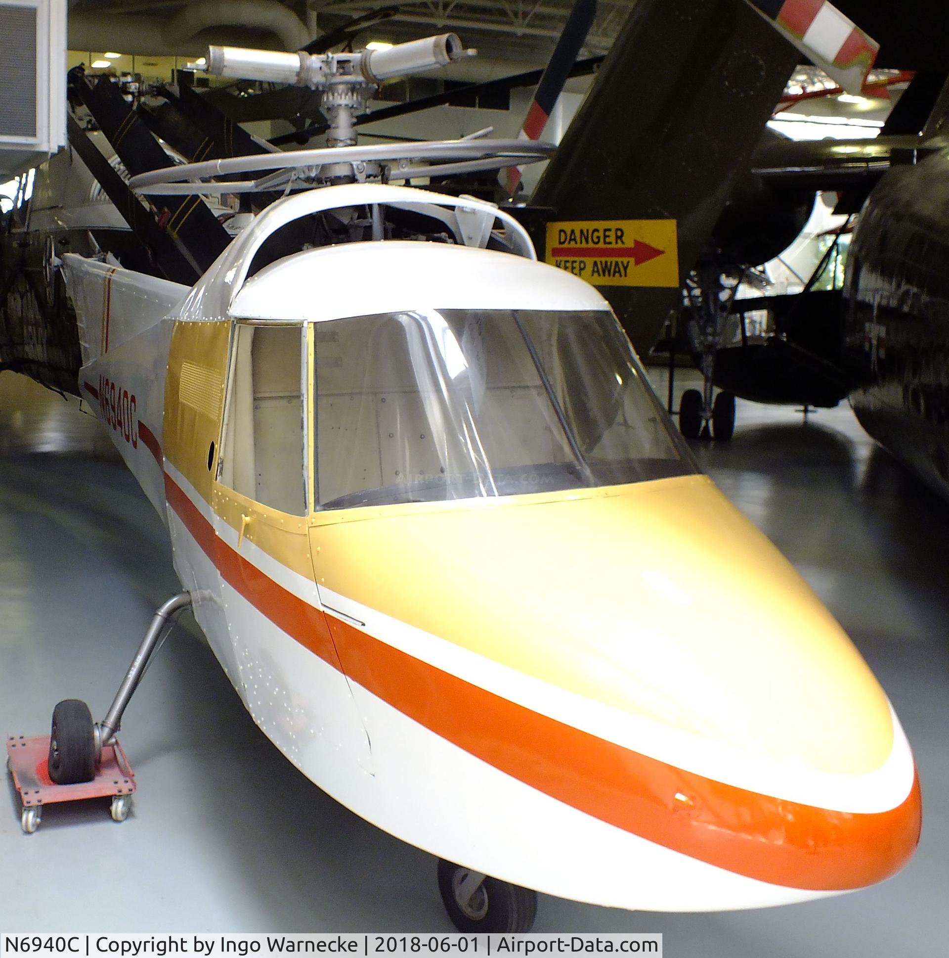 N6940C, 1959 Lockheed CL-475 C/N not known, Lockheed CL-475 (minus rotor blades) at the US Army Aviation Museum, Ft. Rucker
